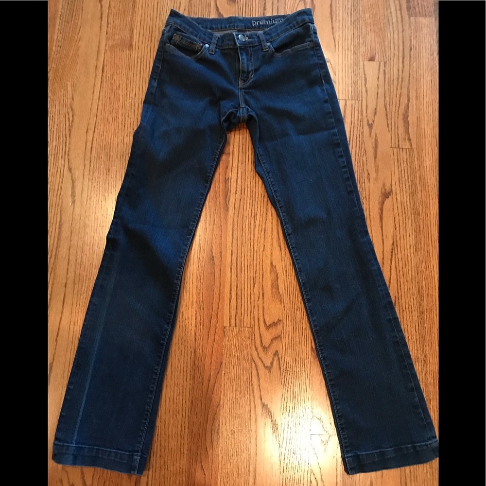 Gap Premium Long and Lean blue jeans, sz 0/24R